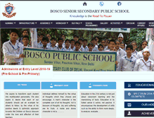 Tablet Screenshot of boscopublicschool.com